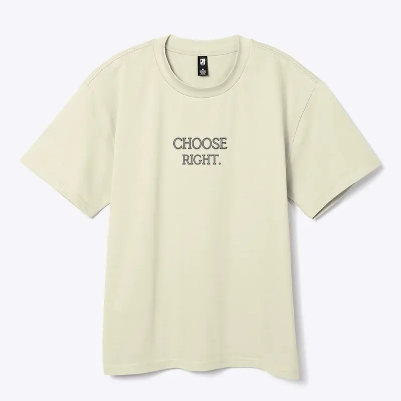 Heavy Tee | Right Choice | Wealthy 